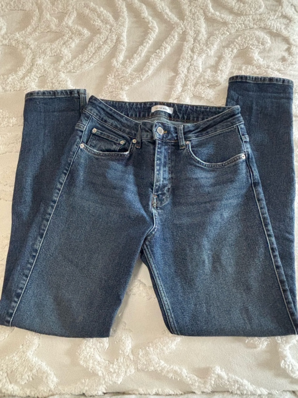 Anine Bing Dark Blue High-Rise Jeans Size 27